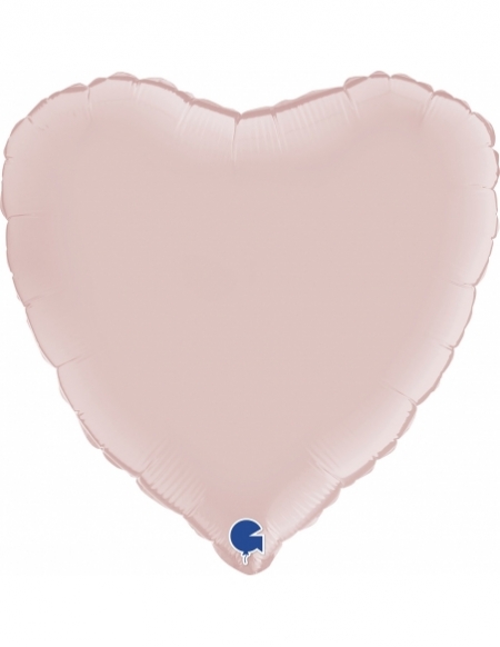 Globo Corazon 45cm Satin Rosa Baby