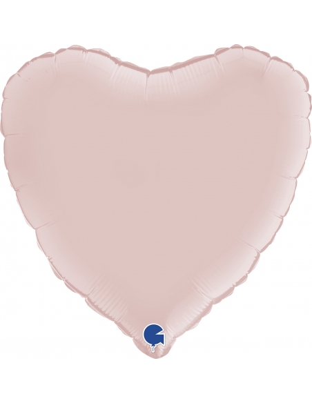 Globo Corazon 45cm Satin Rosa Baby