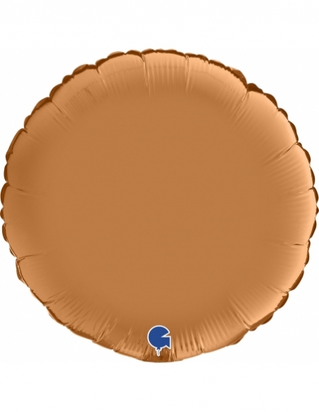 Globo Redondo 45cm Satin Caramelo