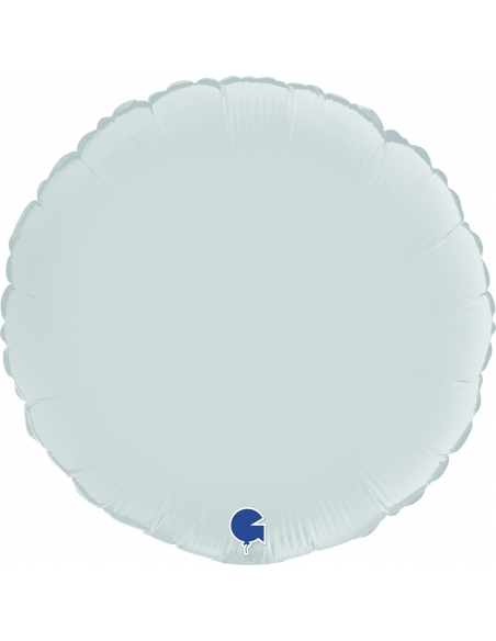 Globo Redondo 45cm Satin Azul Baby