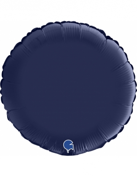 Globo Redondo 45cm Satin Azul Marino