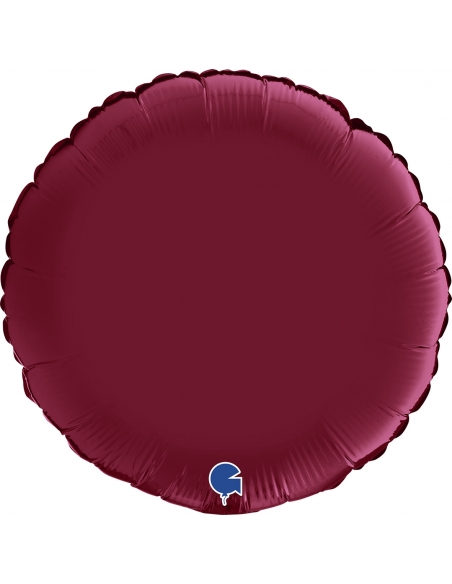 Globo Redondo 45cm Satin Cereza