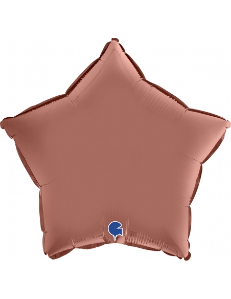 Globo Estrella 45cm Satin Oro Rosa