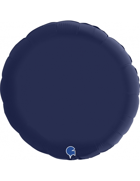 Globo Redondo 91cm Satin Azul Marino