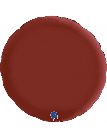 Globo Redondo 91cm Satin Rojo Rubi