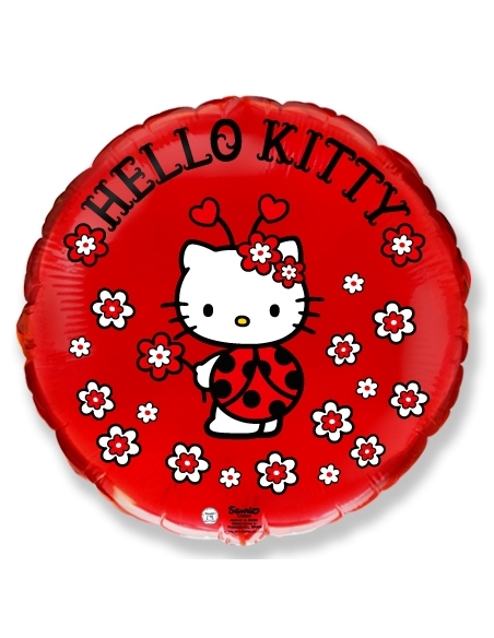 Globo Hello Kitty Mariquita Redondo 45cm