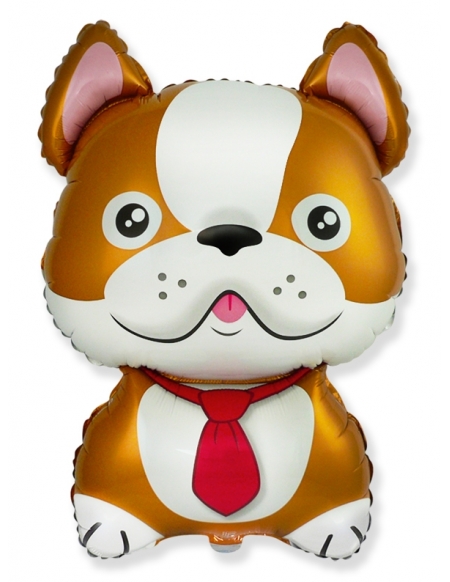 Globo Bulldog Frances Marron Forma 71cm