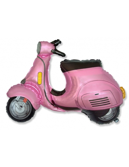 Globo Scooter Rosa Forma 96cm