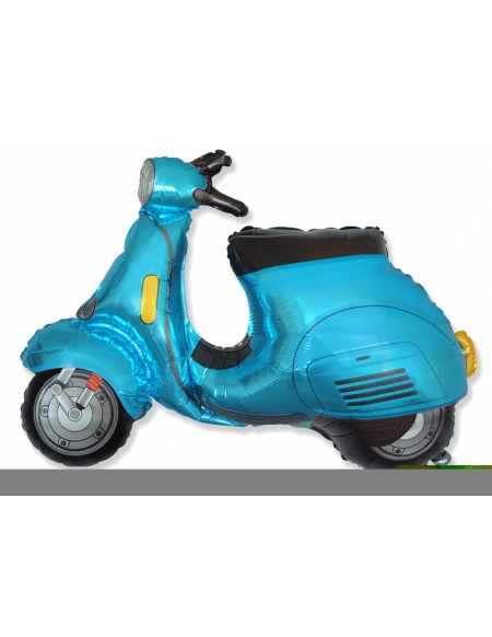 Globo Scooter Azul Forma 96cm