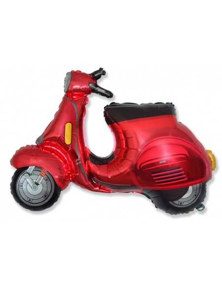 Globo Scooter Rojo Forma 96cm