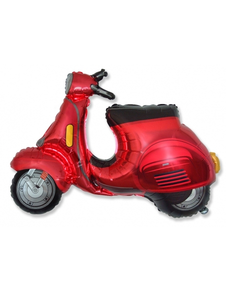 Globo Scooter Rojo Forma 96cm