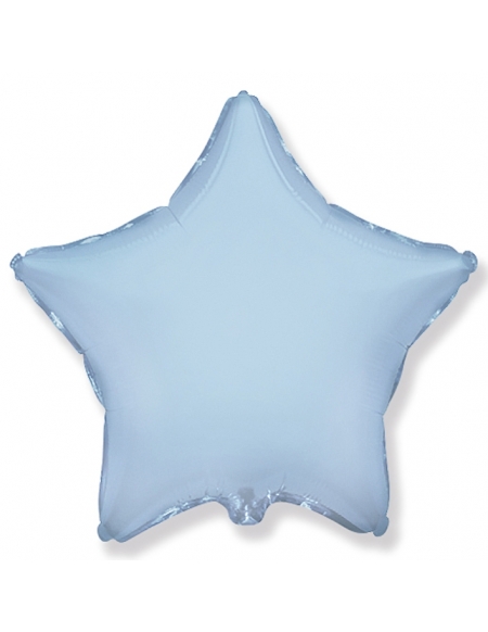 Globo Estrella 78cm Azul Pastel