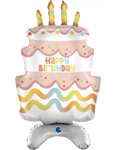 Globo Tarta Pastel Stand Up 73cm