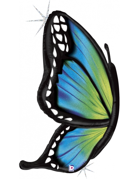 Globo Mariposa Radiante Azul Forma 67cm