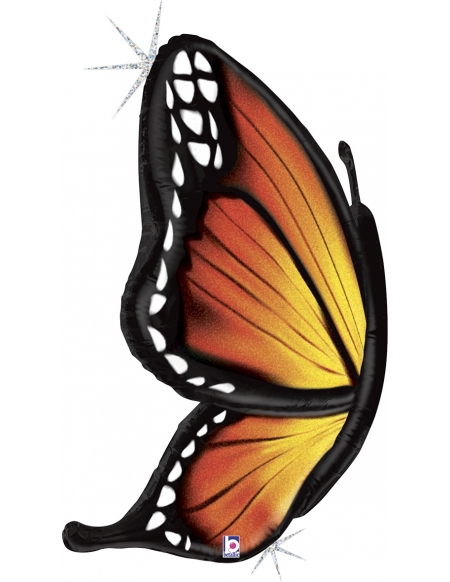 Globo Mariposa Radiante Naranja Forma 67cm