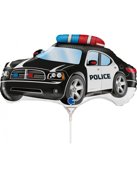 Globo Coche de Policia Mini Forma 34cm