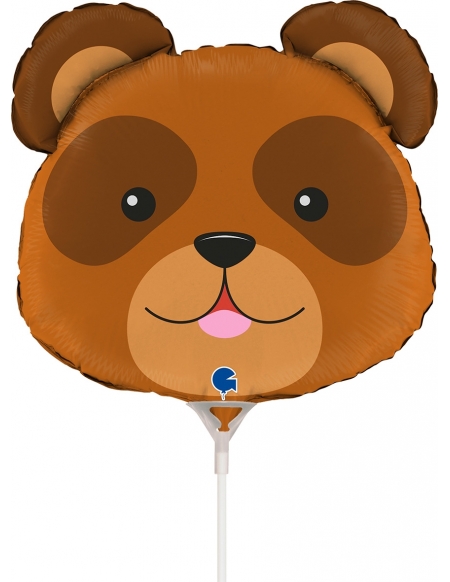 Globo Cabeza de Oso Mini Forma 21cm