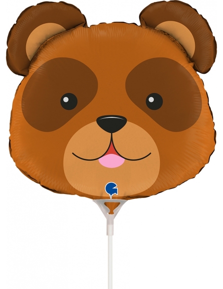 Globo Cabeza de Oso Mini Forma 21cm