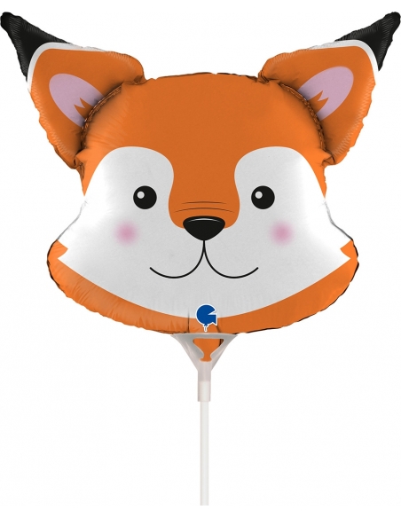 Globo Cabeza de Zorro Mini Forma 28cm