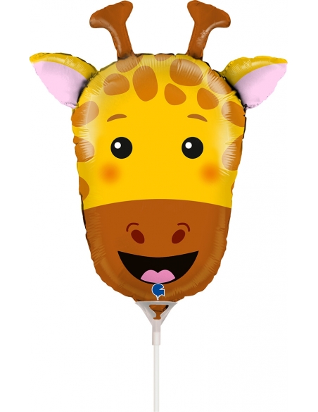 Globo Cabeza de Jirafa Mini Mini Forma 28cm