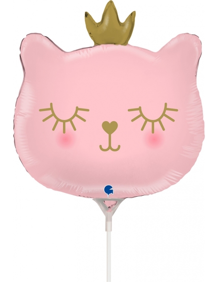 Globo Gato Princesa Mini Mini Forma 25cm