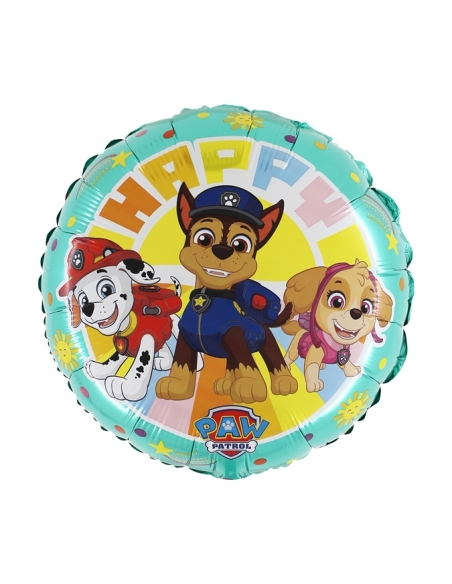Globo Patrulla Canina Amigos Redondo 45cm