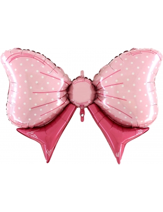 Globo Moño Rosa Forma 109cm