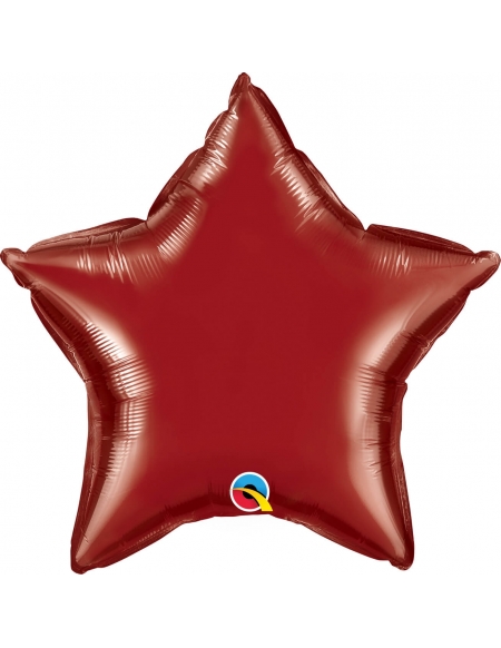 Globo Qualatex Estrella 50cm Granate