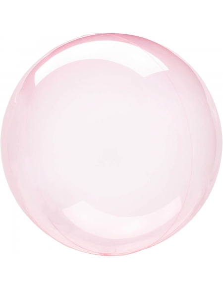 Globo Esferico Crystal Clearz 46cm Rosa Oscuro