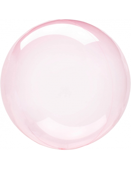 Globo Esferico Crystal Clearz 46cm Rosa Oscuro