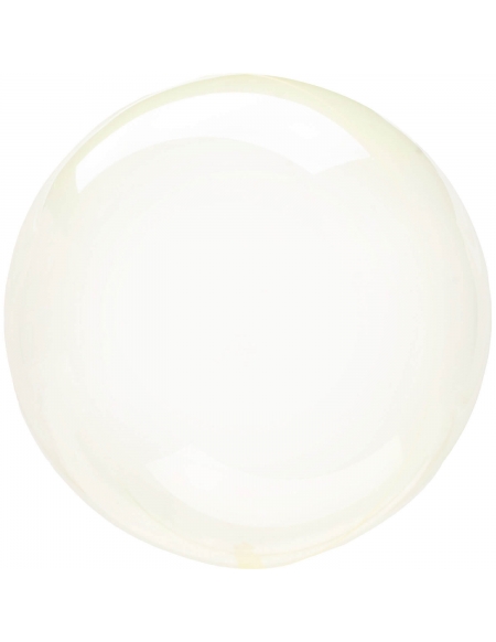 Globo Esferico Crystal Clearz 46cm Amarillo