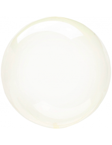 Globo Esferico Crystal Clearz 46cm Amarillo