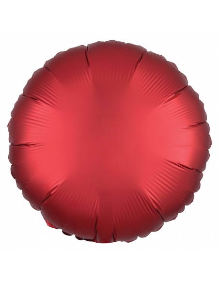 Globo Redondo 45cm Satin Sangria