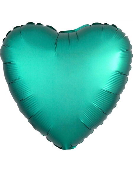 Globo Corazon 45cm Satin Jade