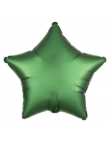 Globo Estrella 45cm Satin Esmeralda