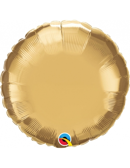 Globo Redondo 45cm Chrome Oro