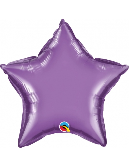 Globo Estrella 50cm Chrome Purpura