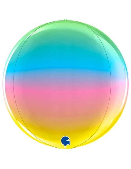 Globo Esferico 38cm Arcoiris