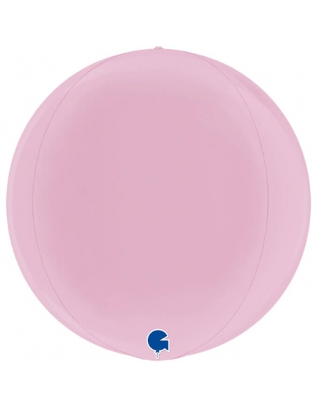 Globo Esferico 38cm Rosa Pastel