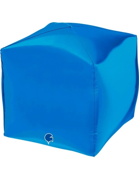 Globo Cubo 38cm Azul