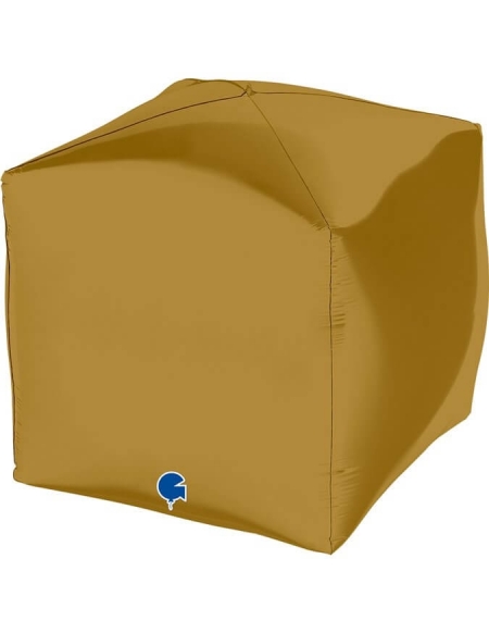 Globo Cubo 38cm Oro Satin