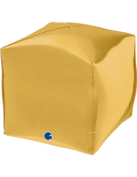 Globo Cubo 38cm Oro 5