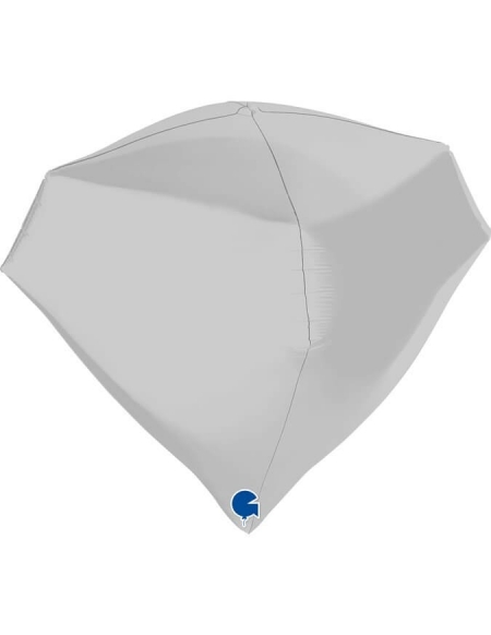 Globo Gem 45cm Blanco Satin