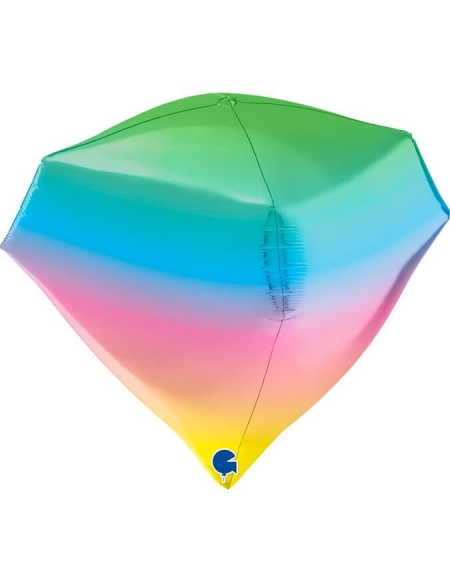 Globo Gem 45cm Arcoiris