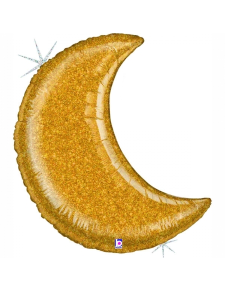 Globo Luna Brillante Oro Forma 106cm
