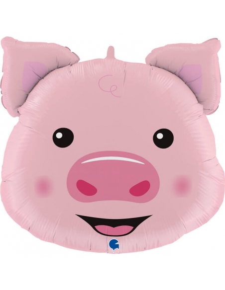 Globo Cabeza de Cerdo Forma 76cm
