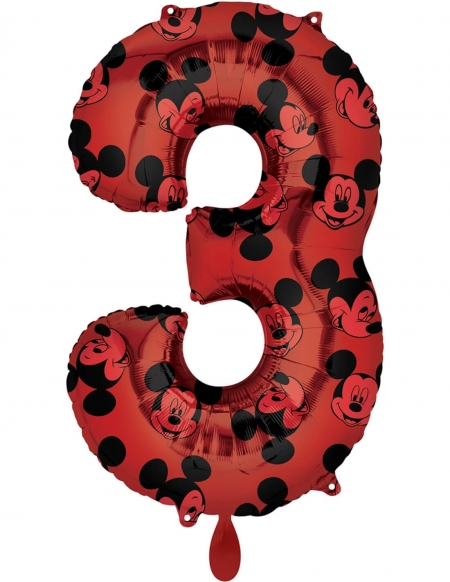 Globo Mickey Mouse Forever Numero 3 Forma 66cm