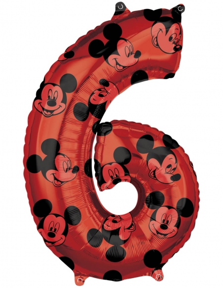 Globo Mickey Mouse Forever Numero 6 Forma 66cm