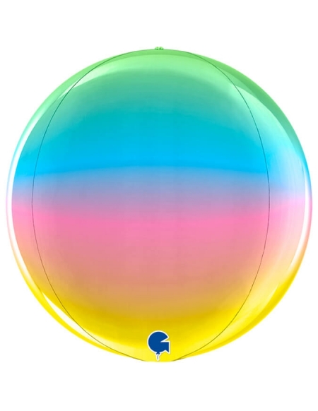 Globo Esferico 28cm Arcoiris