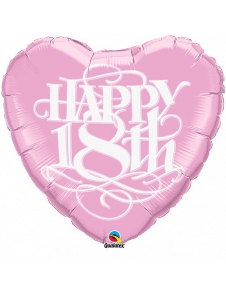 Globo Happy 18th Corazon 79cm